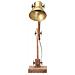 Lampada Da Scrivania Industriale Ottone Rotonda 58x18x90 Cm E27 - Foto miniatura 3