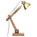 Lampada Da Scrivania Industriale Ottone Rotonda 58x18x90 Cm E27 - Foto miniatura 6