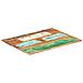 Piano Tavolo Rettangolare 60x80 Cm 15-16 Mm Legno Di Recupero - Foto miniatura 8