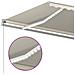 Tenda da Sole Automatica con Sensore Vento e LED 6x3 m Crema - Foto miniatura 6