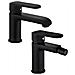 Coppia Di Miscelatore Rubinetto Bidet E Miscelatore Lavabo Linea Puma Nero Opaco - Foto miniatura 2