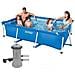 28272 Piscina 300x200 Cm Rettangolare Fuori Terra Con Pompa Da 1250 Lt / h - Foto miniatura 1