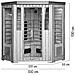 Ombrellone Decentrato Quadrato Rotazione 360° Grigio 3x3m Palatino - Foto miniatura 5