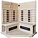 Ombrellone Decentrato Quadrato Rotazione 360° Grigio 3x3m Palatino - Foto miniatura 7