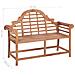 Panca da Giardino 127x58,5x92,5 cm in Legno Massello di Teak - Foto miniatura 1