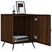 Comodini 2 Pz Rovere Marrone 40x40x50 Cm In Legno Multistrato - Foto miniatura 3