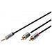 Db-510330-018-s Cavo Audio 1,8 M 2 X Rca 3.5mm Nero - Foto miniatura 1