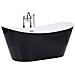 Vasca Da Bagno Freestanding Antigua 150 X 75 Cm Nero - Foto miniatura 5