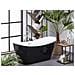 Vasca Da Bagno Freestanding Antigua 150 X 75 Cm Nero - Foto miniatura 9