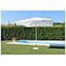 Ombrellone Da Giardino 3x3 Mt Con Palo Centrale In Alluminio E Telo In Poliestere Cleo - White - Foto miniatura 2