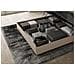 Letto Contenitore Imbottito 180x190 Similpelle Tortora Sunny - Foto miniatura 2