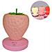 Lumino Lampada Fragola Led Silicone Tavolo Comodino Bambini Usb Te-b0308 - Foto miniatura 1