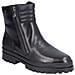 Black Casual Closed Ladies Mid Height Boots Stivaletti Pelle Scarpe Donna Nero Eu 41, Z5452-00 - Foto miniatura 1