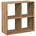 Libreria Divisorio Rovere Artigianale 69,5x29x69,5cm Truciolato - Foto miniatura 2