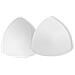 Yz007 Imbottiture Triangolari Per Reggiseno In Spugna Senza Cuciture Bianche Taglia Unica (2 Paia) - Foto miniatura 1