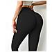 Pantaloni Da Yoga Neri A Vita Alta - Massimo Comfort E Stile Xl - Foto miniatura 3