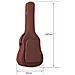 Custodia Per Chitarra Acustica Da 40-41 Pollici Con Imbottitura 10t Brown - Foto miniatura 2