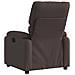 Poltrona Elettrica Reclinabile Marrone Scuro in Tessuto - Foto miniatura 5