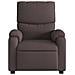 Poltrona Elettrica Reclinabile Marrone Scuro in Tessuto - Foto miniatura 9