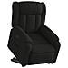 Poltrona Alzapersona Reclinabile Elettrica Nera in Tessuto - Foto miniatura 3