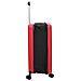 "Valigia Pieghevole Rigida 20"" Rossa 34x23x55.5 cm ABS" - Foto miniatura 4