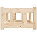 Cuccia per Cani 55,5x45,5x28 cm in Legno Massello di Pino - Foto miniatura 4