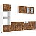 Set Mobili da Cucina 7 pz Kalmar Rovere Fumo Legno Multistrato - Foto miniatura 1
