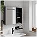 Armadietto Bagno con Specchio e LED Nero 60x13x52 cm - Foto miniatura 3