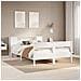 Letto Libreria senza Materasso Bianco 135x190 cm Legno di Pino - Foto miniatura 2