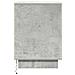 Armadio da Notte con 2 pcs Grigio cemento 50 x 34.5 x 50 cm. - Foto miniatura 9