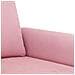 Set di Divani 3 pz con Cuscini Rosa in Velluto - Foto miniatura 7