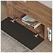 Ova Porta Tv Asimmetrico Grigio Antracite Con Armadio Effetto Legno 120 Cm - Foto miniatura 5