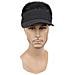 Parrucca Con Cappellino Da Baseball Da Uomo - Elegante Cappello Con Parrucca Nera Per Un Look Alla Moda - Foto miniatura 3