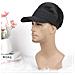 Parrucca Con Cappellino Da Baseball Da Uomo - Elegante Cappello Con Parrucca Nera Per Un Look Alla Moda - Foto miniatura 5