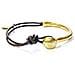 Bracciale In Zamak Cureo Placcato Oro, Unico Oro-marrone - Foto miniatura 1