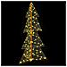 Albero di Natale con 160 LED Bianco caldo 150 cm PET - Foto miniatura 3