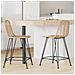 Sedia da Bar 2 pcs Naturale 44,5 x 54,5 x 97,5 cm - Foto miniatura 2