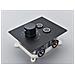 Set miscelatore doccia, Blackswan, tipo M150, modello nero opaco, con 2 vie e termostato, misura 40 cm - Foto miniatura 4