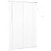 Tenda Veneziana Regolabile Bianco 150 x 90 cm PVC - Foto miniatura 5