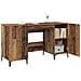 Scrivania Legno vecchio 140 x 50 x 75 cm Legno multistrato - Foto miniatura 4