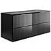 | Mobiletto 120cm | Nero opaco | L /H /D 120/57/46cm | Vassoio | Mobiletti da bagno, mobili da bagno, mobiletti da bagno - Foto miniatura 1