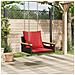 Panchina Dondolo con Cuscini Marrone 63x62x40 cm in Polyrattan - Foto miniatura 3