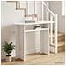 Tavolo consolle Bianco 100 x 39,5 x 75 cm Legno ingegnerizzato - Foto miniatura 4