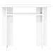 Tavolo consolle Bianco 100 x 39,5 x 75 cm Legno ingegnerizzato - Foto miniatura 5