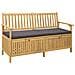 Panchina con contenitore con cuscino con porta 148 x 63 x 84 cm - Foto miniatura 1