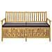 Panchina con contenitore con cuscino con porta 148 x 63 x 84 cm - Foto miniatura 3