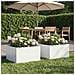 Vaso da giardino 2 pz Bianco 60 x 60 x 30 cm - Foto miniatura 2