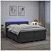 Letto box spring con materasso Grigio Scuro 200 x 200 cm - Foto miniatura 2