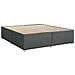 Letto box spring con materasso Grigio Scuro 200 x 200 cm - Foto miniatura 6