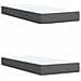 Letto box spring con materasso Grigio Scuro 200 x 200 cm - Foto miniatura 7